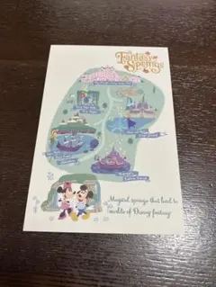 ディズニーランド　ファンタジースプリングス　ポストカード