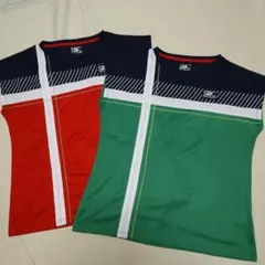 St. Christopher 吸汗速乾 Tシャツ Lサイズ レッド/グリーン