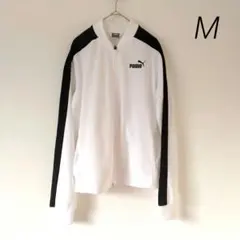 【美品】PUMA プーマ トラックジャケット ジャージ トレーニングウェア 白黒