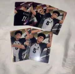 ハイキュー ピクチャーム クリアカード レア 赤葦京治 木兎光太郎 宮治 宮侑