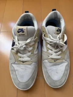 NIKE SB Alleyoop ベージュ/ネイビー スニーカー