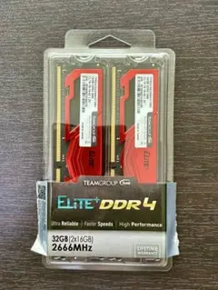 パ*ン様 TeamGroup Elite DDR4 メモリー 赤 16gb X2 パ*ン様 TeamGroup Elite DDR4 メモリー 赤 16gb X2 - メルカリ