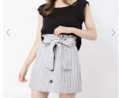 未使用 セシルマクビー♡ウエストリボン スカパンのサムネイル