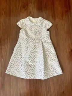 Tartine et Chocolat 花柄襟付きワンピース 110~130cm