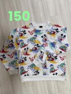 トレーナー　ディズニー　ミッキー　裏起毛