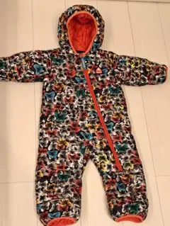 BURTON 蝶花柄 ベビージャンプスーツ　おまけ?でBURTONの手袋付き