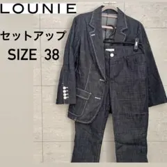 LOUNIE ルーニィ　セットアップ　ジャケット　パンツ　日本製　夏のサムネイル