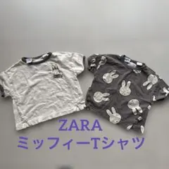 ZARA ミッフィーTシャツ2枚セット　約90cm 2YEARSのサムネイル