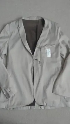 gilet リメイク ジレ ダークブルー 長袖シャツ 香月丘行 - メルカリ