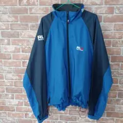 ポロスポーツ　RLX 　POLO SPORT ナイロンジャケット 青　90年代