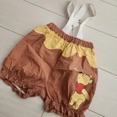 コトリ★ディズニー　くまのプーさん　オーバーオール90