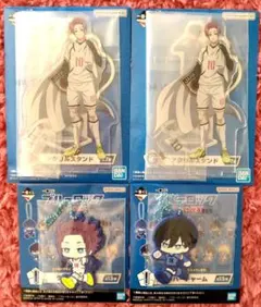 ブルーロック　一番くじ　アクリルスタンド　ラバーチャーム　糸師冴　糸師凛