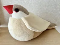 抱き文鳥ぬいぐるみ シナモン文鳥 大サイズ 7200BIRDIE - メルカリ