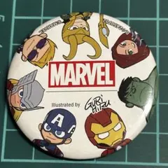 MARVEL マーベル　アベンジャーズ　GURIHIRU グリヒル　集合缶バッジ