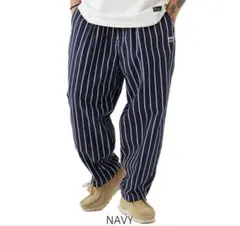 ストライプワイドパンツ