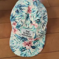 THE SUNNY WEATHER フローラルキャップ 54cm 子供用帽子