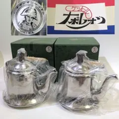 YUKIWA ナポレオンケトル 1.1㍑ ユキワ やかん 2つ 三宝産業 未使用のサムネイル