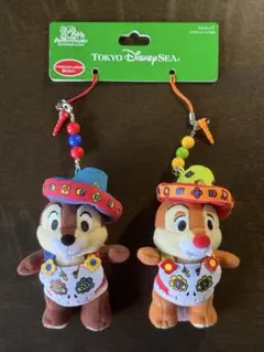 チップとデール　ハロウィン　ぬいぐるみストラップ