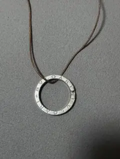 新品未使用 BVLGARI ホワイト×ゴールド チャーム ネックレストップ