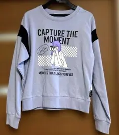 出品4/5まで　新品タグ付き　薄手　トレーナー　160 流行りカラー