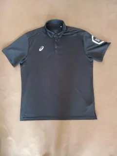 asics 吸汗速乾ポロシャツ 4XL 黒