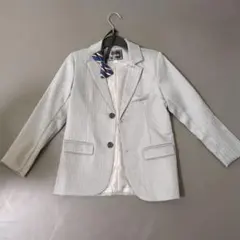 Y*す様 グレー ストライプ ブレザー ベスト セット