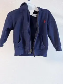 Ralph Lauren ネイビー フルジップパーカー 12M