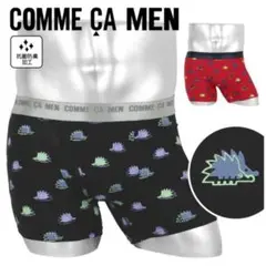 新品☆COMME CA MEN コムサメン ボクサーパンツ L　黒ハリネズミ