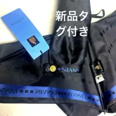 値下げ　新品　タグ付き　LANVIN 折りたたみ傘 黒