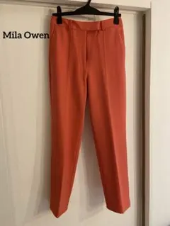 後ろゴムセンタープレステーパードパンツ