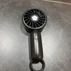 黒のコンパクトハンディファン