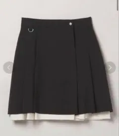 JEANASIS プリーツミニスカート ブラック Mサイズ