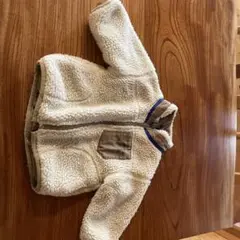 リバーシフリースジャケット クリーム色