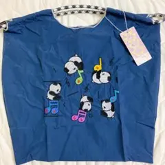 【本日限定値下げ】d.kelly 刺繍エコバッグ パンダ①