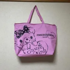 【大きめサイズ】mezzopiano ピンク トートバッグのサムネイル