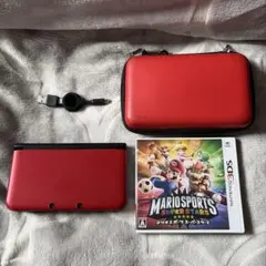 ニンテンドー　Nintendo 3DS LL 赤　レッド　ゲーム1本付