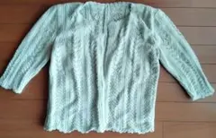 手編みニットカーディガン