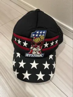 ヒステリックミニ キャップ キッズ ブラック 帽子