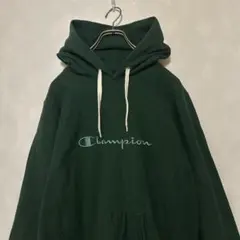 チャンピオン リバースウィーブ パーカー スウェット グリーン 緑 フーディー
