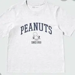 ユニクロ　UT PEANUTS スヌーピー Tシャツ グレー　Lサイズ