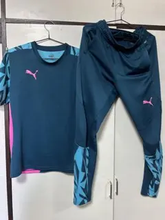 PUMA ジャージ シャツMパンSダークブルー