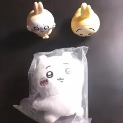 ちいかわ ソフビフィギュア4 クリップぬいぐるみ① 3個セット