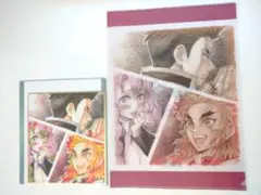 鬼滅の刃 柱合会議・蝶屋敷編 クリアファイル　ランダム複製ミニ色紙セット