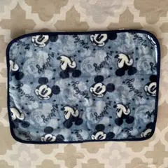 【美品】ミッキーマウス ブランケット 青色