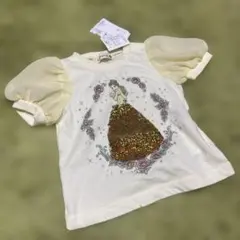 新品タグ付き　ブランシェス　ベル　半袖　トップス　美女と野獣　90 ディズニー