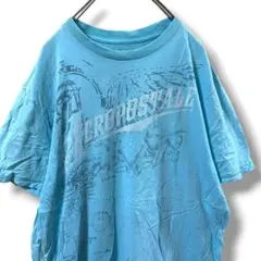 エアロポステール 半袖 Tシャツ ライトブルー グラフィックプリントのサムネイル