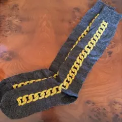 ELEV KISHIMOTO チェーンパターンソックス