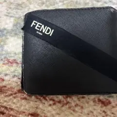 FENDI ROMA 二つ折り財布 ブラックのサムネイル