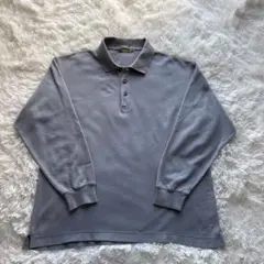 80s〜90s OLD UNIQLO ロングスリーブ ポロシャツ 旧タグ 緑タグ