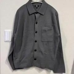 ユニクロミラノリブシャツカーディガン